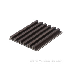 PVC Wpc Fluted Wall Panel Interior Decoration Eco